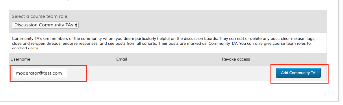 Assign Moderator Privileges