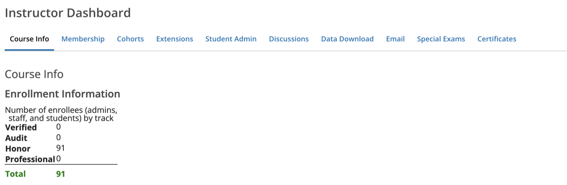 Enrollment Information