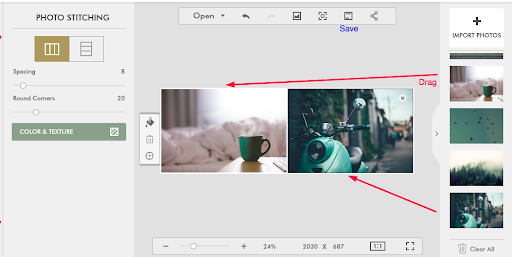 Photo Stitching Tool