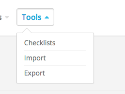 Tools Export